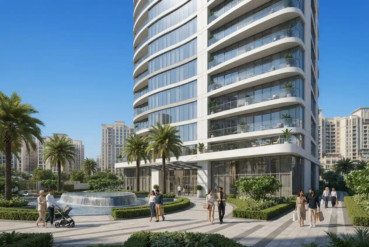 Contemporary residential tower representing Al Durrah Tower real estate in the UAE