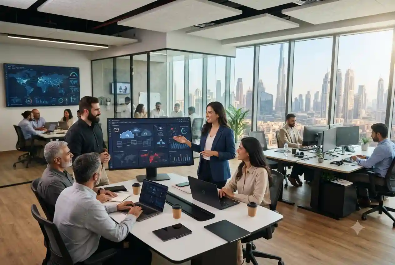 IT professionals providing technology services and digital solutions in the UAE
