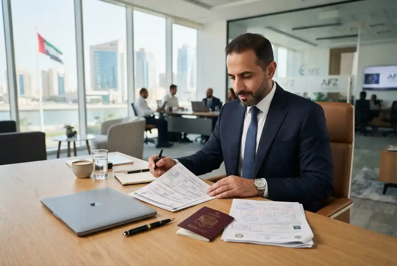 Ajman Free Zone visa cost and investor visa application in UAE