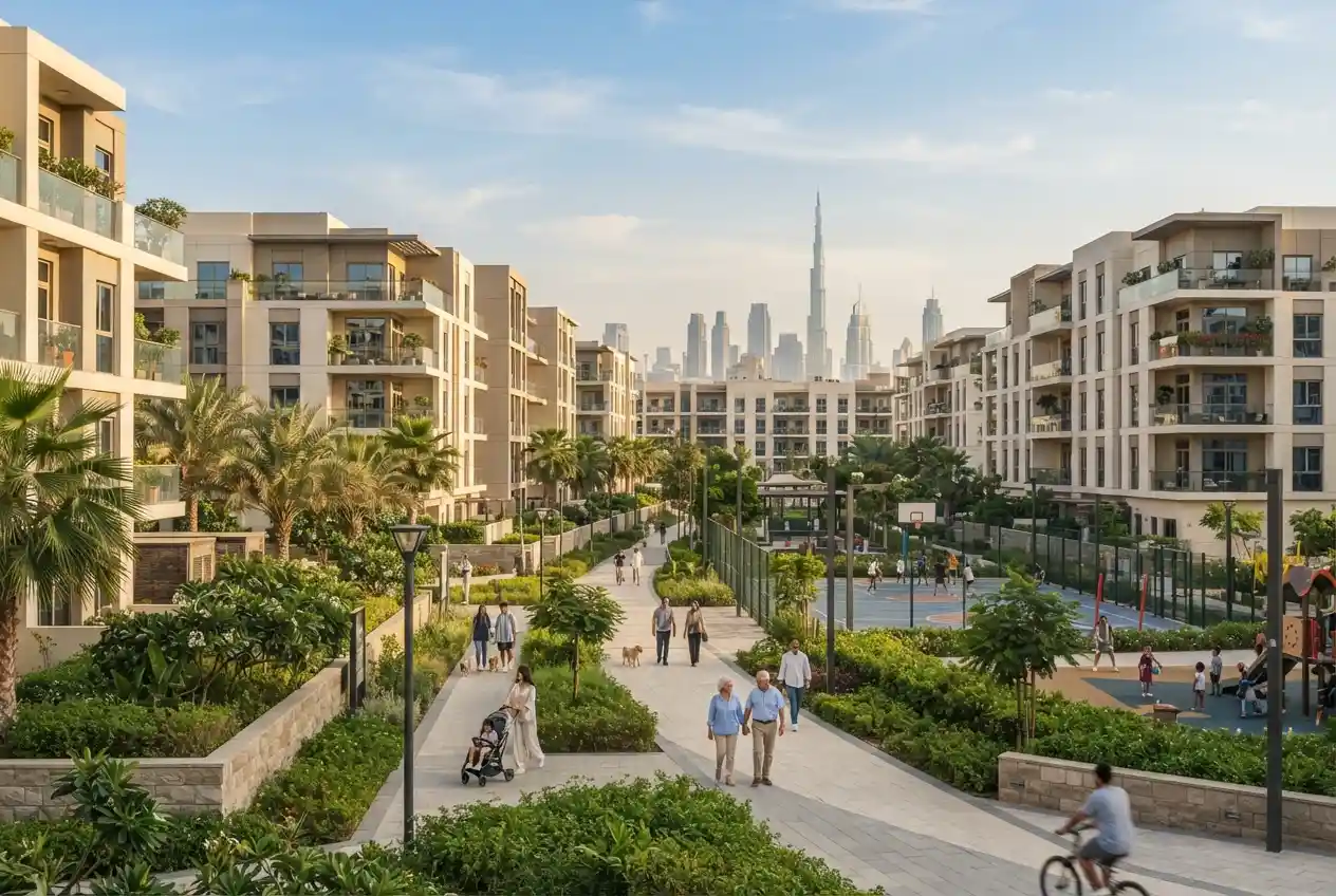 Al Khail Gate Dubai apartments and residential community