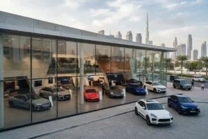 Al Nabooda Automobiles dealership in the UAE with premium cars