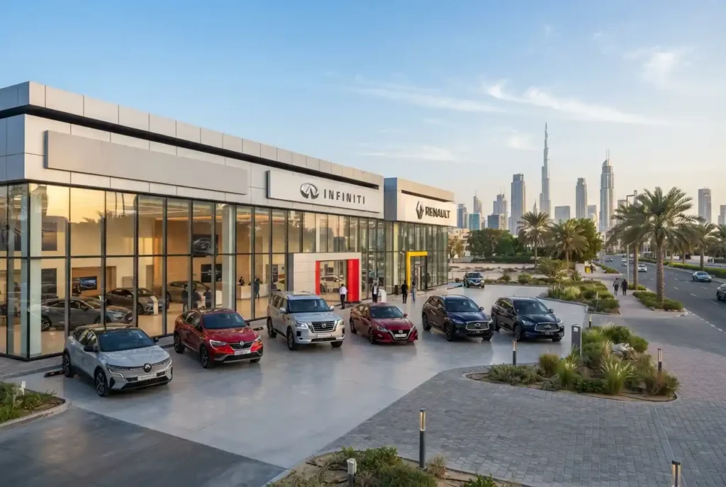 Arabian Automobiles dealership and vehicles in Dubai UAE