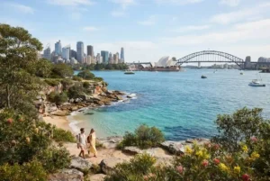 Scenic Australia tourism destination featuring Sydney Harbour and coastal landscape
