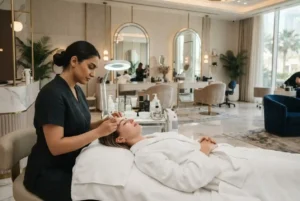 Modern beauty salon in Dubai with professional beauty services