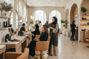 Modern beauty salon offering professional beauty services in the UAE