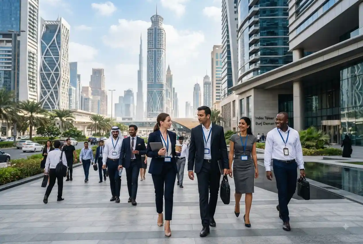Professionals working at leading companies in Dubai