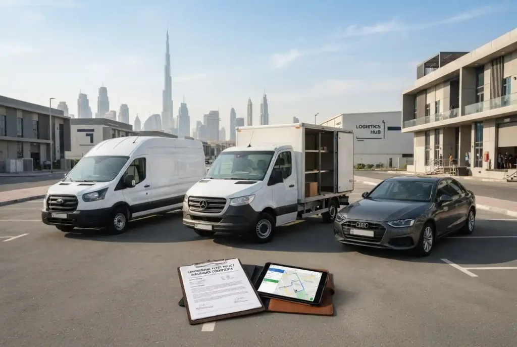 Commercial vehicle insurance coverage for UAE businesses