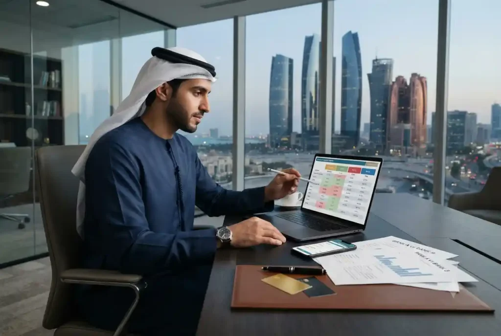 Compare UAE banks for accounts, credit cards, savings and fees