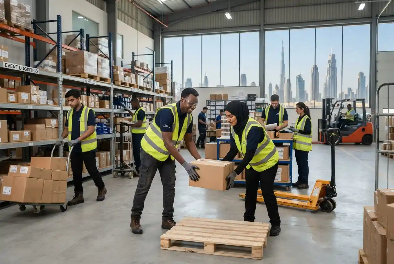 Temporary workers performing short-term jobs in Dubai