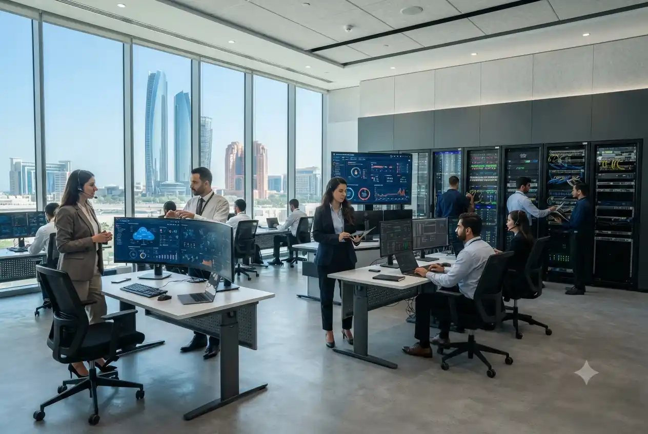 Dhafir Technologies LLC IT cybersecurity cloud and networking solutions in UAE
