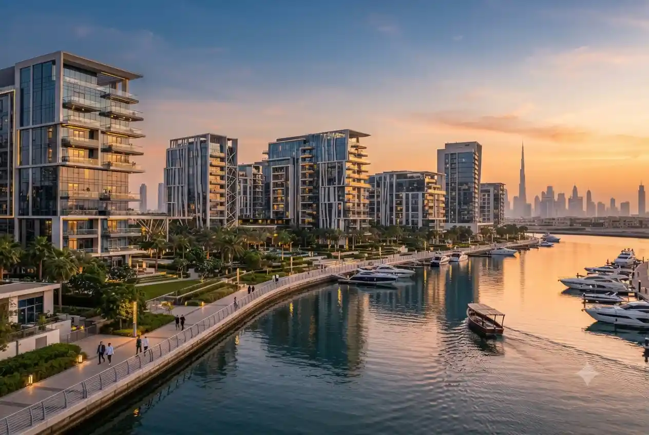 Dubai Marina waterfront residential properties in Dubai
