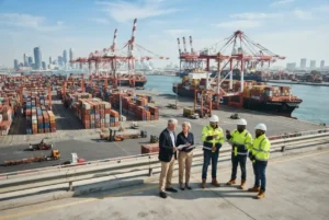 Professionals exploring Dubai port jobs and careers in logistics and maritime operations