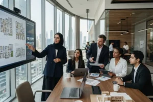 Real estate professionals working in Dubai property careers