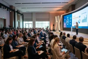 Educators and researchers attending an education conference in the UAE