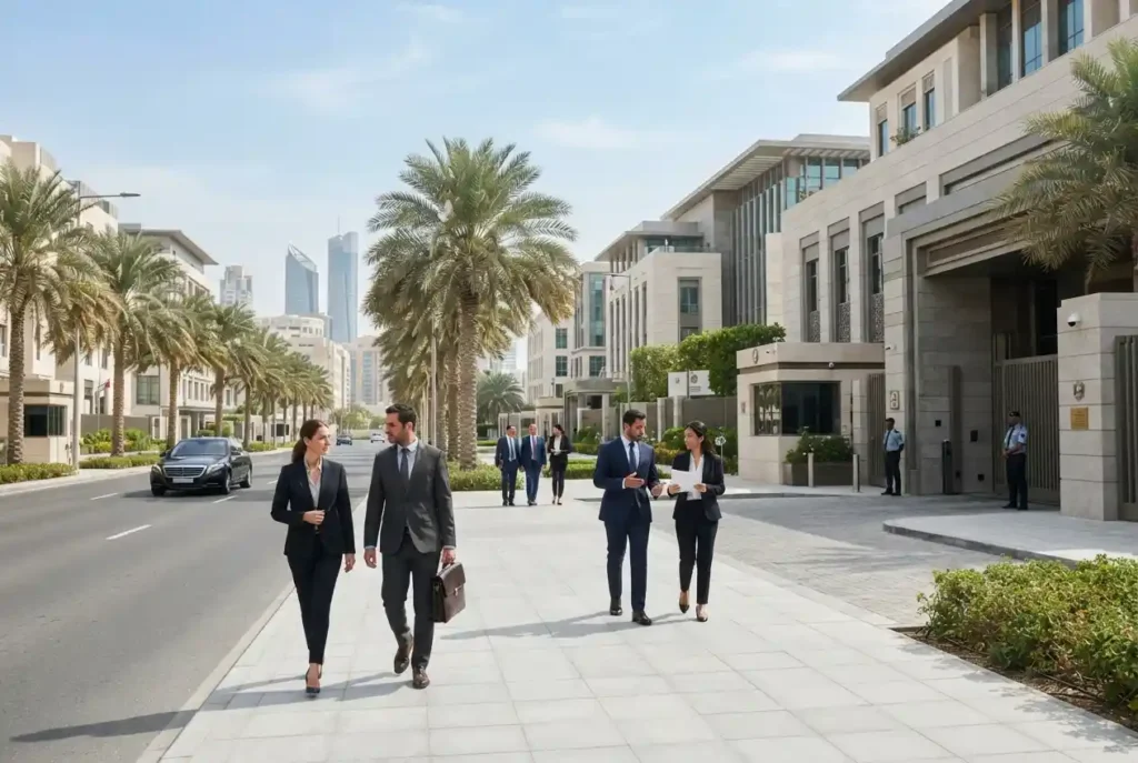 Professionals exploring embassy jobs in UAE and diplomatic career opportunities