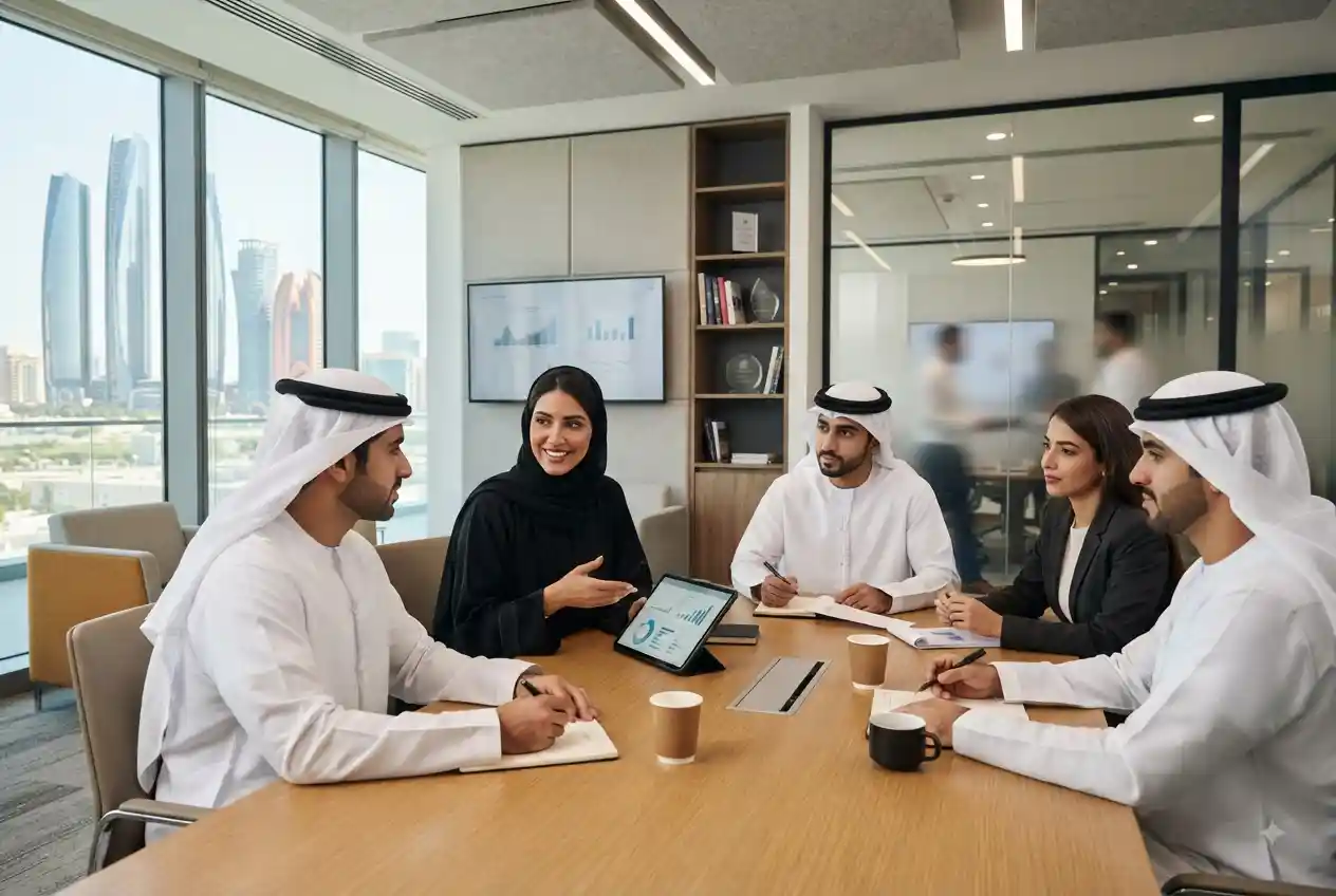 Professionals exploring government department careers in the UAE