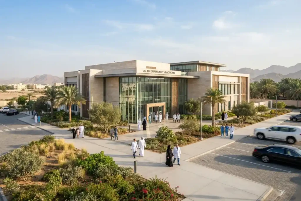 Community healthcare center serving residents in Al Ain UAE