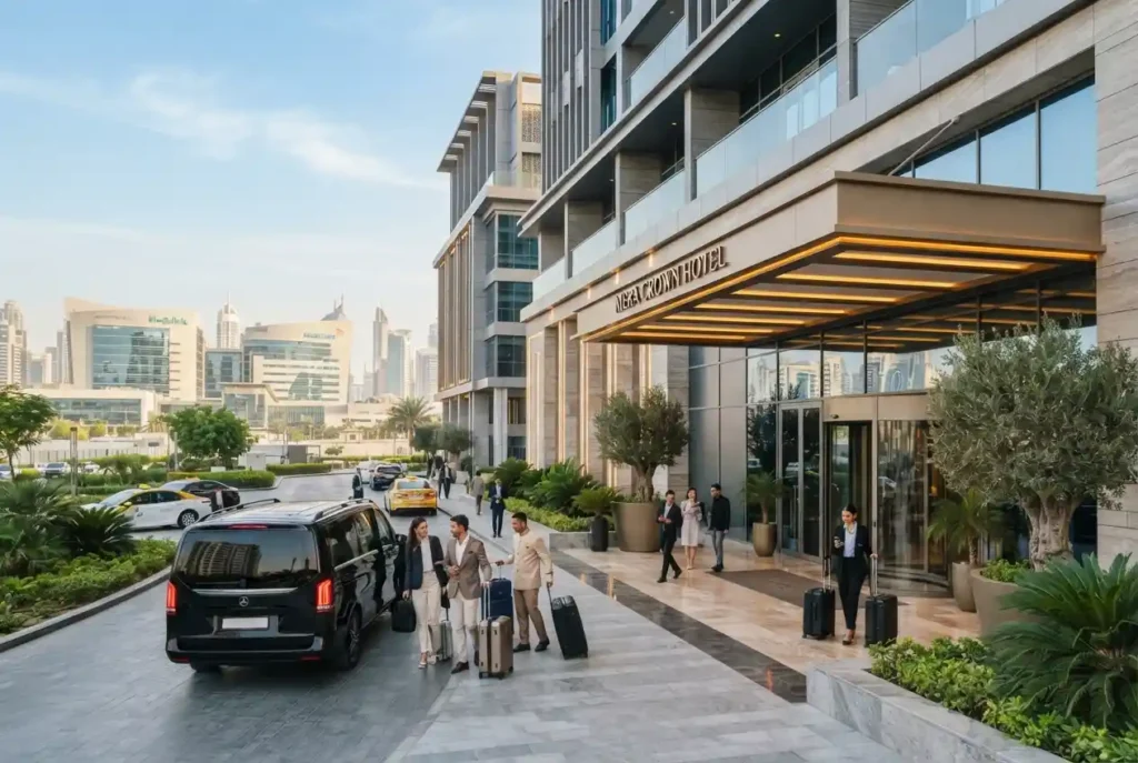 Novotel Dubai Healthcare City hotel exterior in Dubai