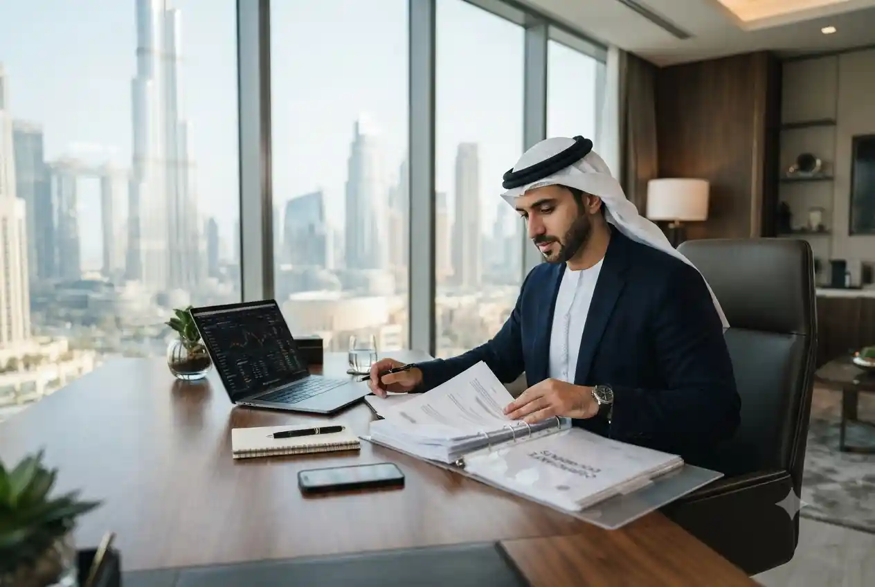 Open business bank account UAE with company documents and banking requirements
