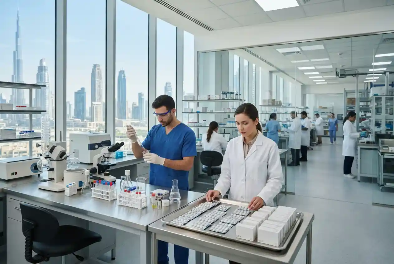 Pharmaceutical companies and healthcare businesses in Dubai Healthcare City