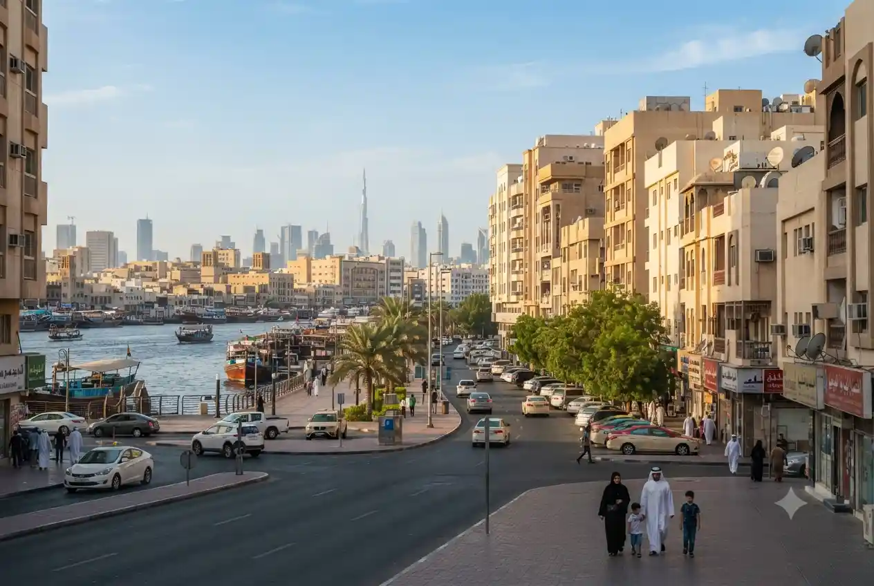 Residential properties and apartment buildings in Deira Dubai