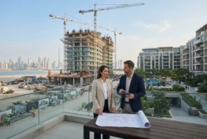 Off plan property development under construction in Dubai
